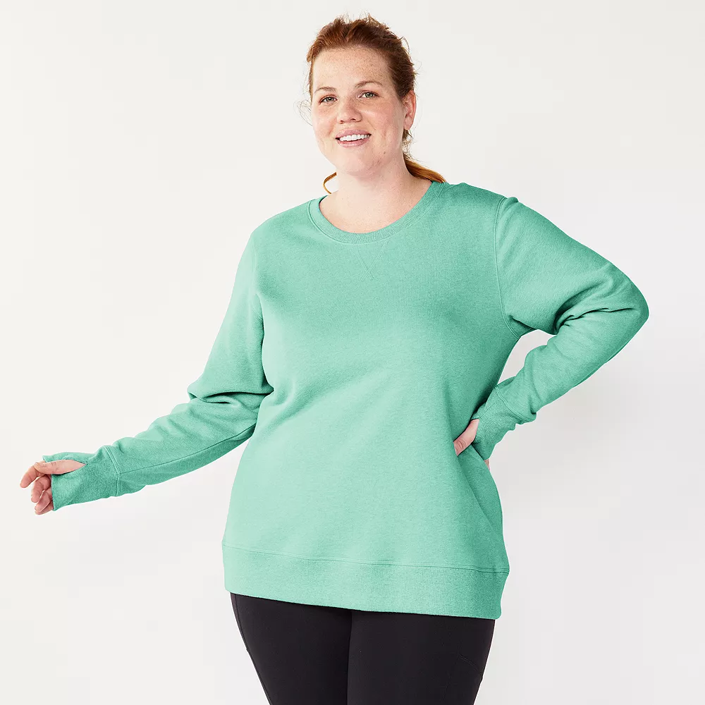 Tek GearĀ® Sweatshirt Fleece Plus Size Ultrasoft Crewneck - Image 48