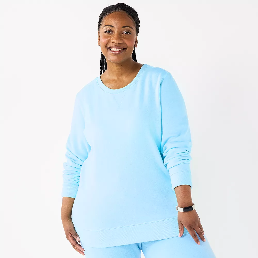 Tek GearĀ® Sweatshirt Fleece Plus Size Ultrasoft Crewneck - Image 44