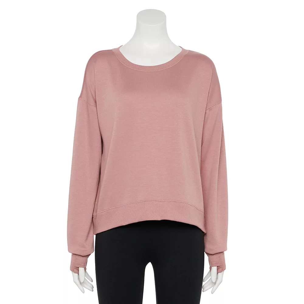 Tek GearĀ® Women' Sweatshirt Fleece Crewneck Stretch - Image 4