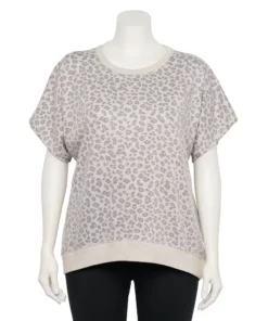 Tek Gear® Tee Fleece Plus Size Stretch