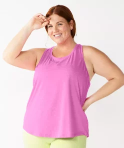 Tek Gear® Racerback Tank Plus Size