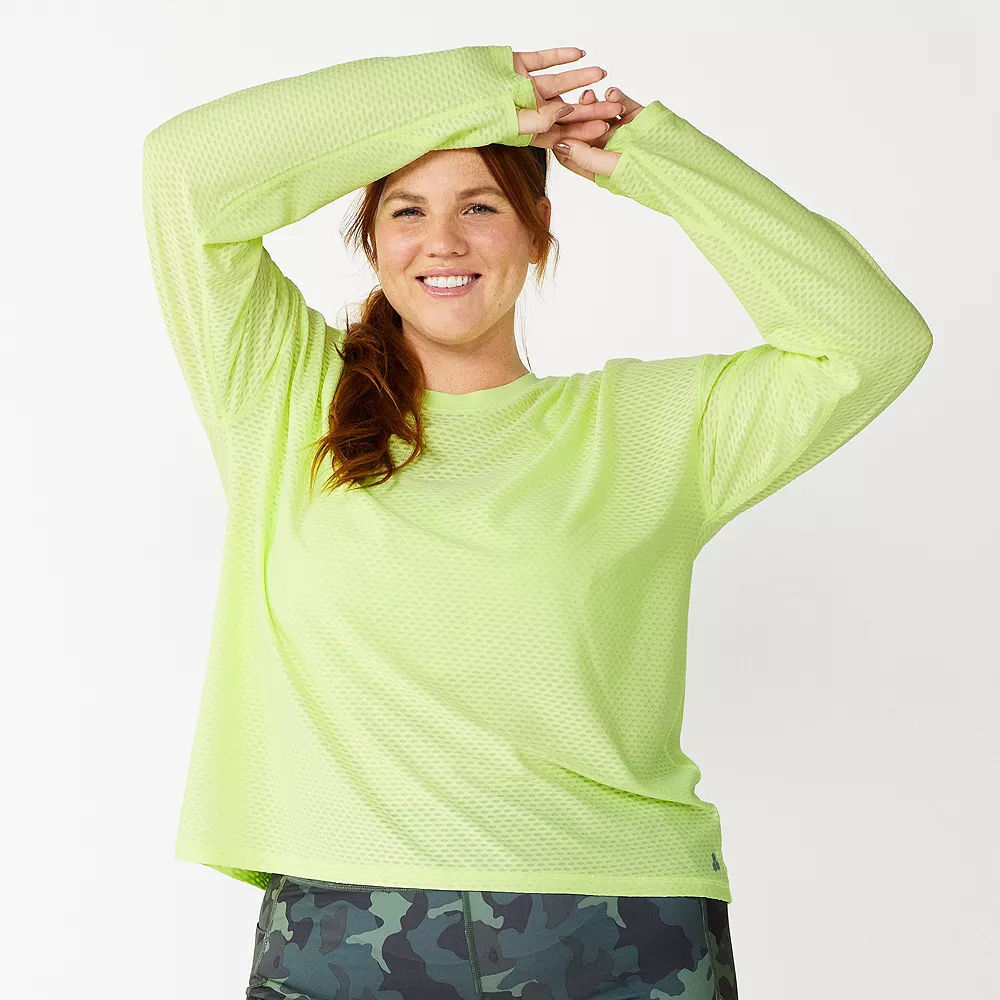 Tek GearĀ® Tee Mesh Plus Size Crewneck - Image 2
