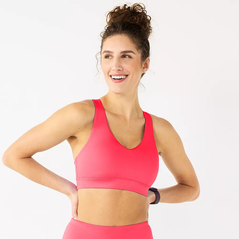 Tek Gear® Bra Core Sport V-Neck Medium-Impact - Image 15