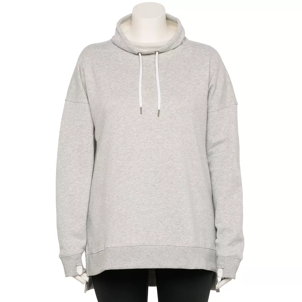 Tek GearĀ® Tunic Fleece Plus Size Ultrasoft Cowlneck - Image 3