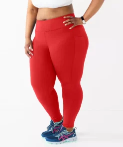Tek GearĀ® Legging Core 7/8 Plus Size High-Waisted Side Pocket