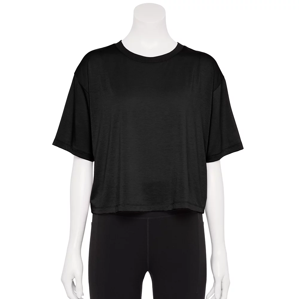 Women's Tek Gear® Crop Easy Tee - Image 3