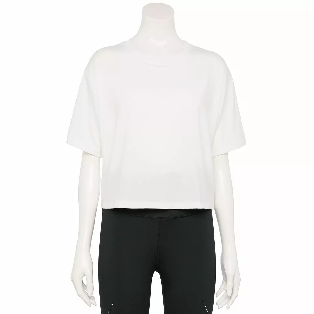 Women's Tek Gear® Crop Easy Tee - Image 5