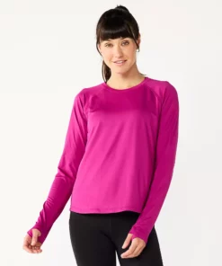 Petite Tek Gear® Tee Performance Long Sleeve