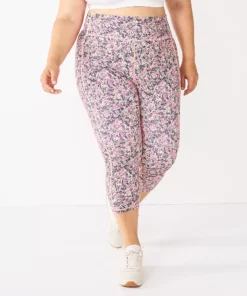 Tek Gear® Legging Plus Size Pocket Ultrastretch High-Waisted Capri