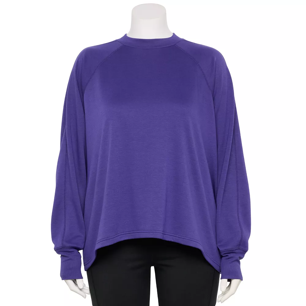 Tek GearĀ® Sweatshirt Fleece Plus Size Stretch Mockneck - Image 4