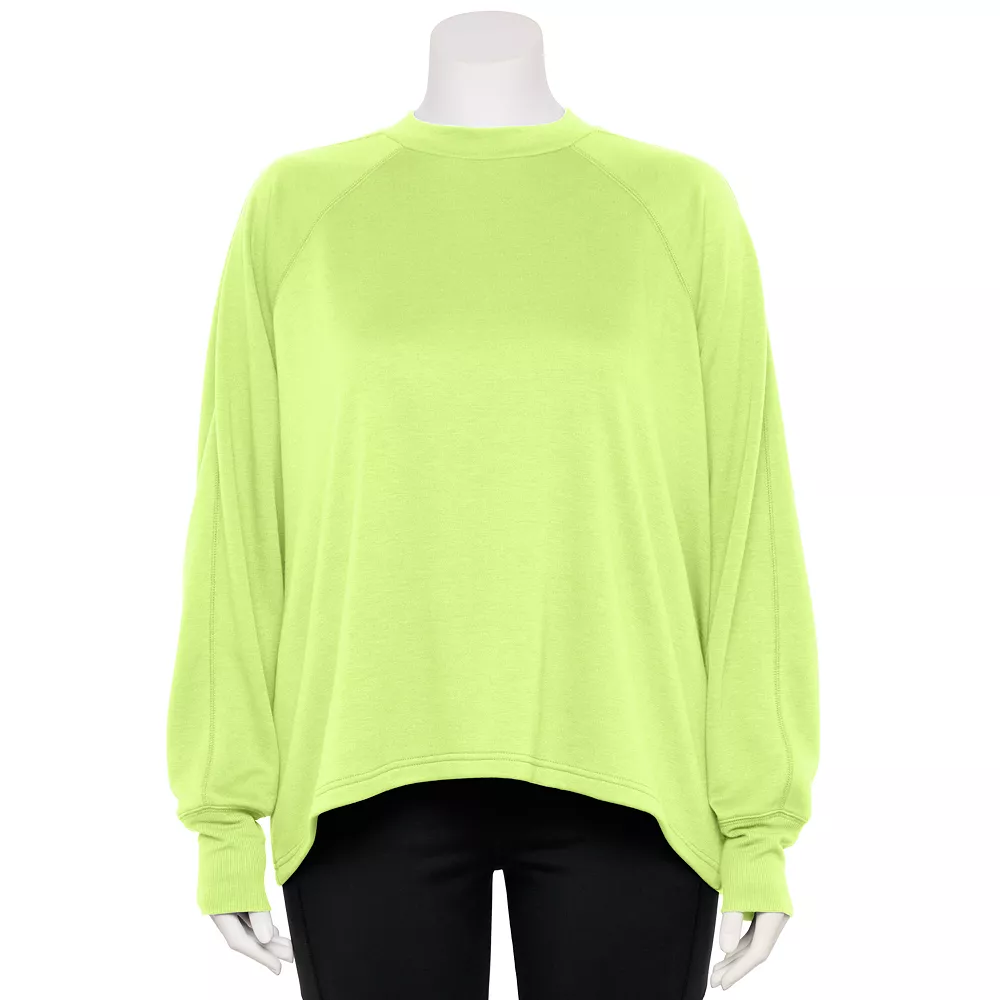 Tek GearĀ® Sweatshirt Fleece Plus Size Stretch Mockneck - Image 3