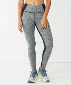 Petite Tek Gear® Legging Brushed High-Waisted Colorblock