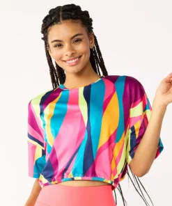 Tek Gear® Women' Tee Crop Open-Back