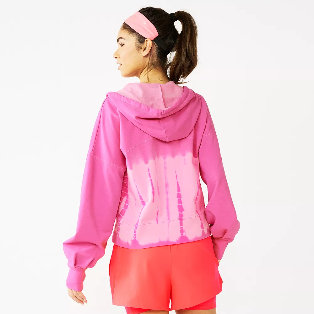 Tek GearĀ® Women' Jacket Zip-Up Terry Crop French - Image 7